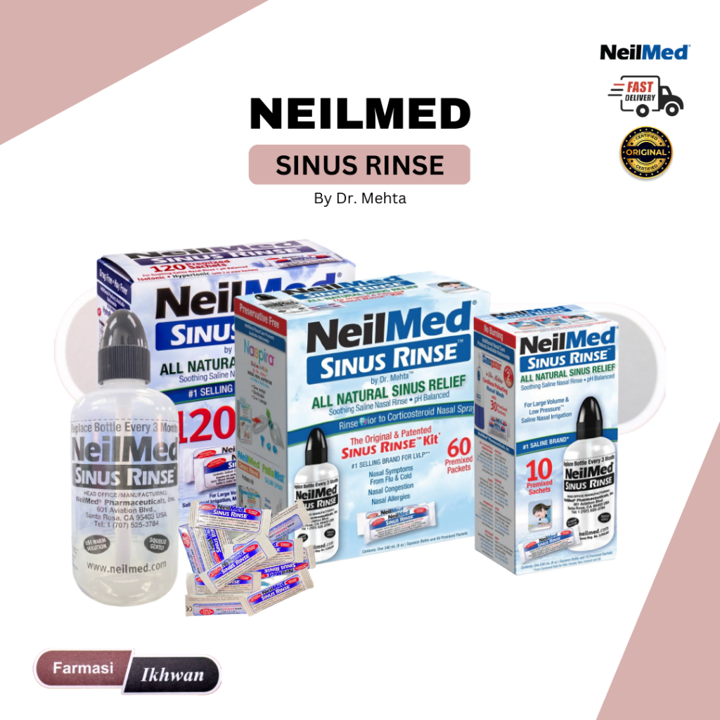 Neilmed Sinus Rinse By Dr Mehta All Natural Sinus Relief | Shopee Malaysia