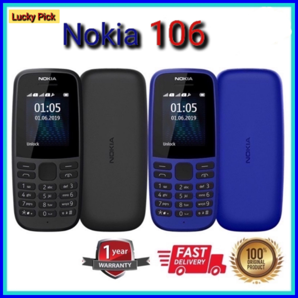 Nokia 106 Dual Sim With Full Charger And Battery Ready Stock in ...