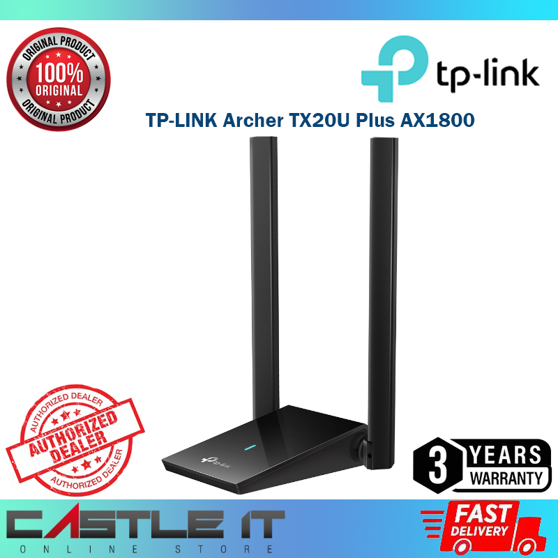 TPLINK Archer TX20U Plus AX1800 WiFi 6 Dual Antennas Band High Gain