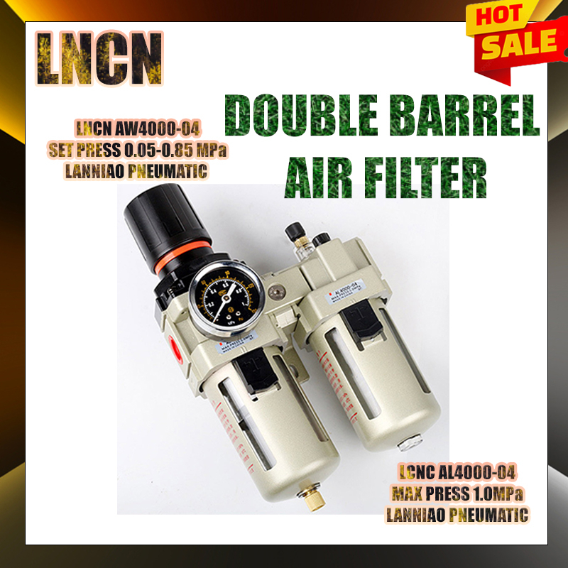 LNCN AW4000-04 filter regulator modular, AW FILTER/REGULATOR WATER ...