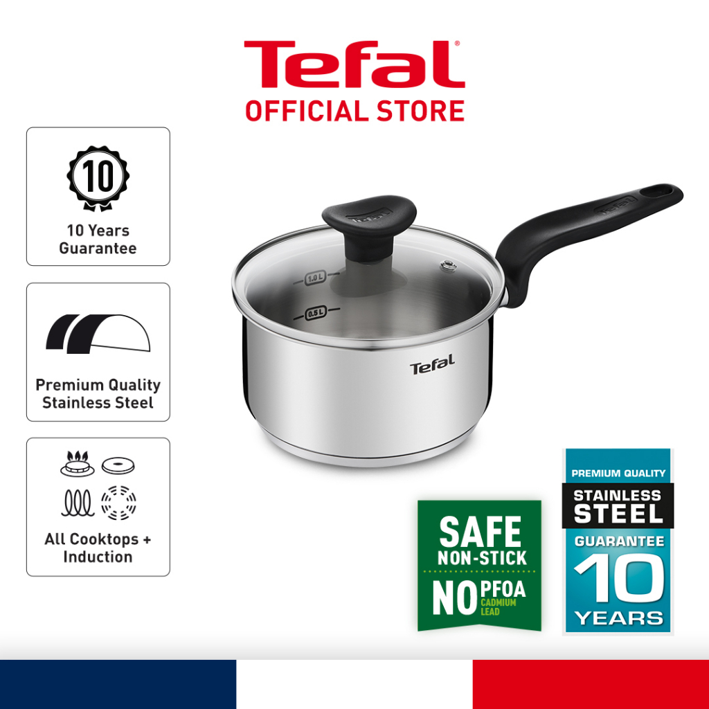Tefal Primary Saucepan with lid 16cm (E3082235) (Stainlesssteel