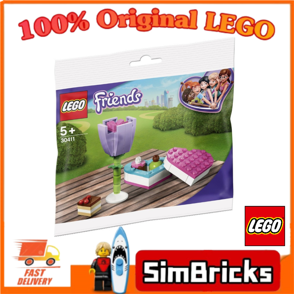 SimBricks LEGO Friends 30411 Chocolate Box Flower Shopee Malaysia