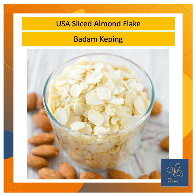 USA Almond FLAKE Slice 100g 250g / Badam Keping / 杏仁片 | Shopee Malaysia