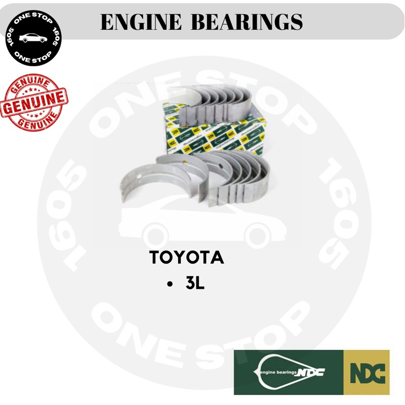 TOYOTA 3L JAPAN NDC CAMSHAFT BEARING SET Shopee Malaysia