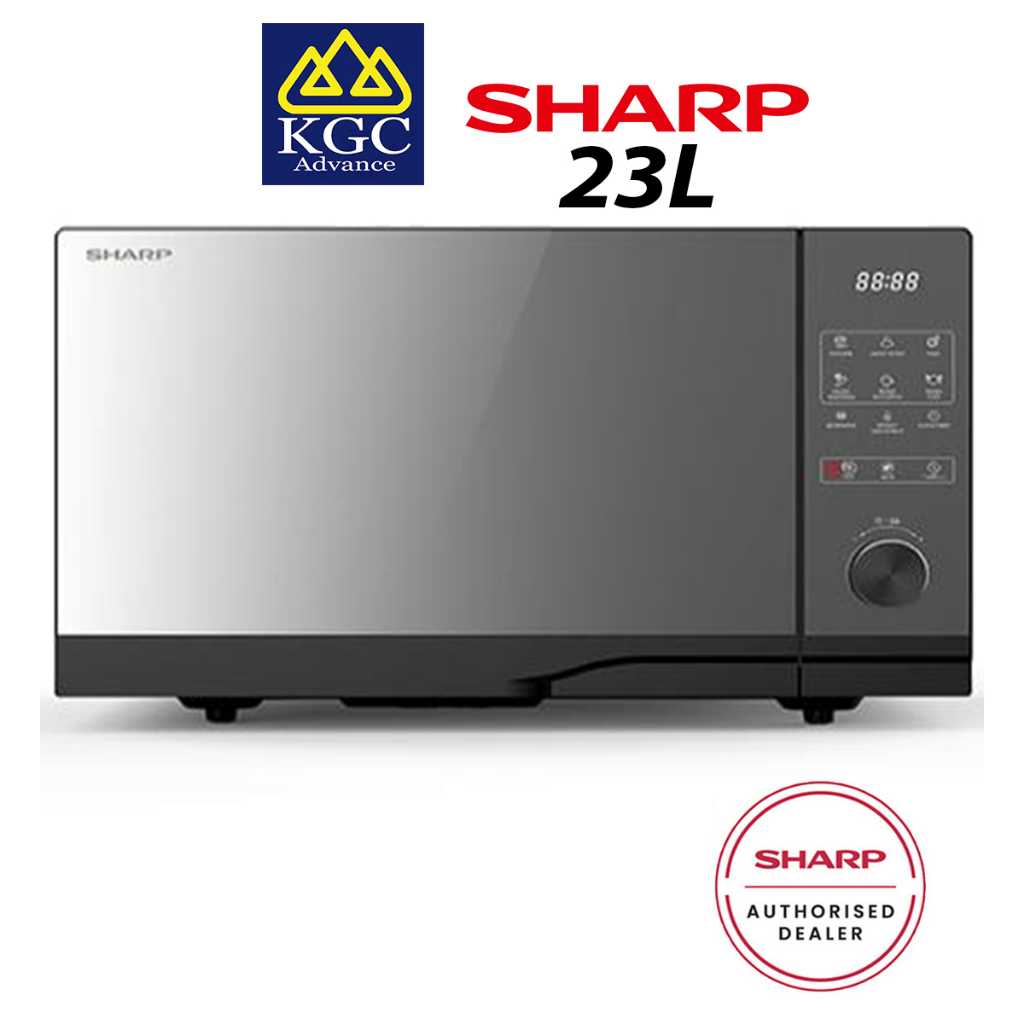 Sharp 23L Digital Dial Flatbed Microwave Oven R2321FGK Shopee Malaysia
