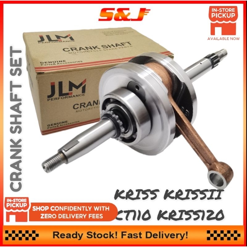 JLM MODENAS KRISS KRISSII KRISTAR KRISS120 CT110 KFISSFL CRANK SHAFT SET WITH BEARING SET