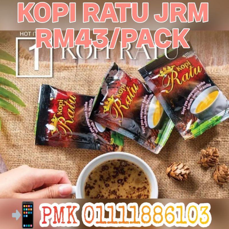 Kopi Ratu Jrm Jamu Ratu Malaya 📌 Ready Stock 📌 Shopee Malaysia