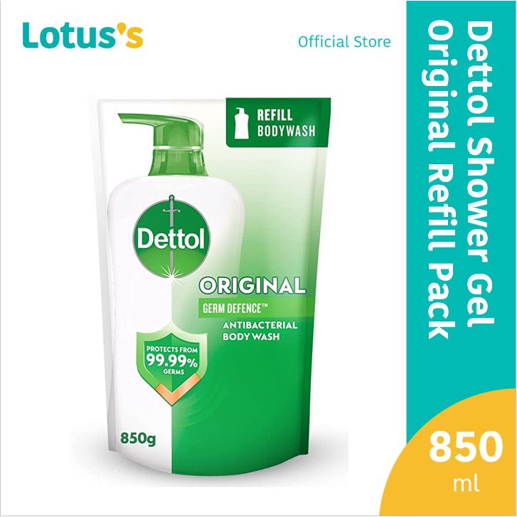 Dettol Shower Gel Original Refill Pack Ml Shopee Malaysia