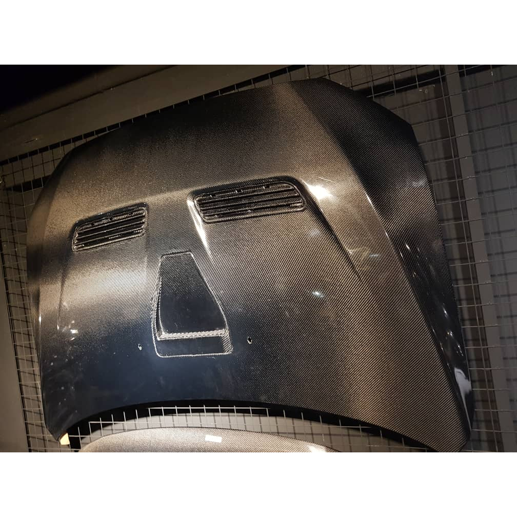 mitsubishi lancer gt inspira evo 10 evo x hood carbon fiber steel