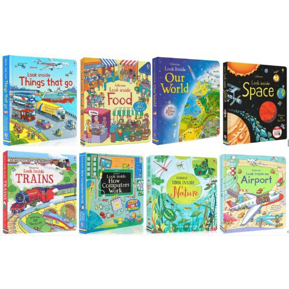 [Ready Stock] Usborne Lift the Flap - Look inside Series | Shopee Malaysia