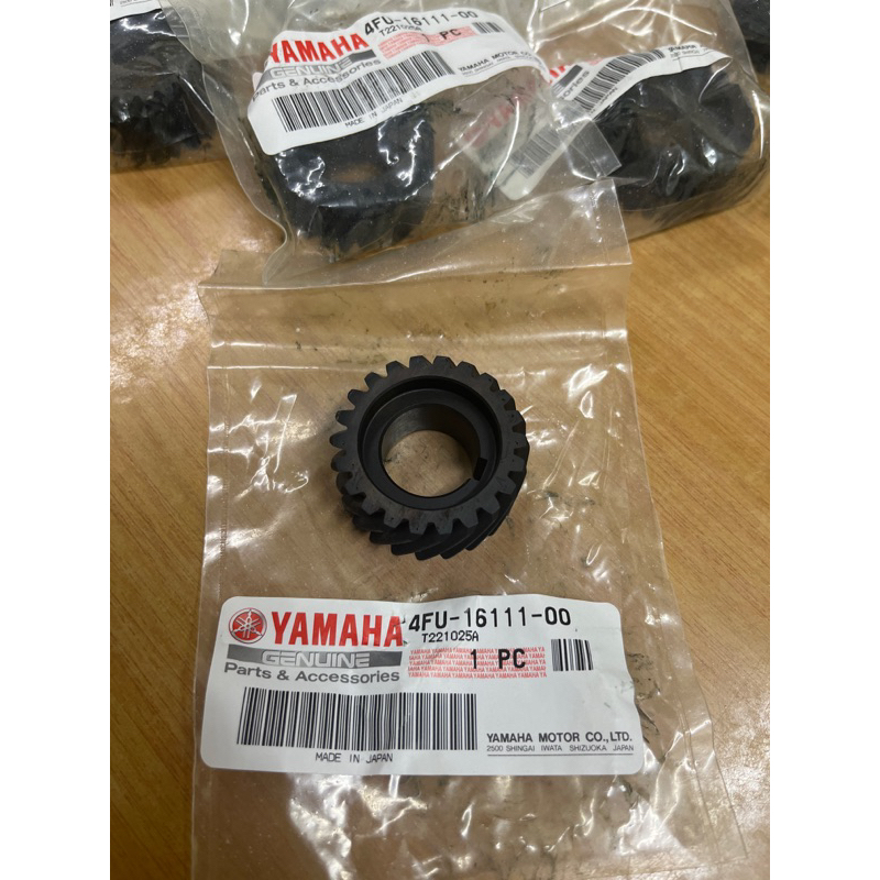 100% Original hong Leong Yamaha RXZ 135 Y125ZR Crankshaft Gear/PRIMARY ...