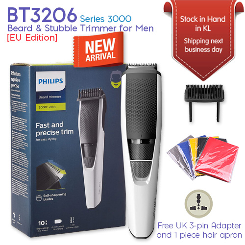 Philips Beardtrimmer Series 3000 Beard & Stubble Trimmer BT3206 [EU
