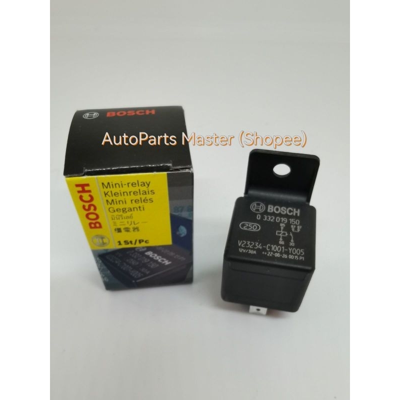 Bosch Universal Mini Relay 12V/30A (5Pin) 0332019150 | Shopee Malaysia