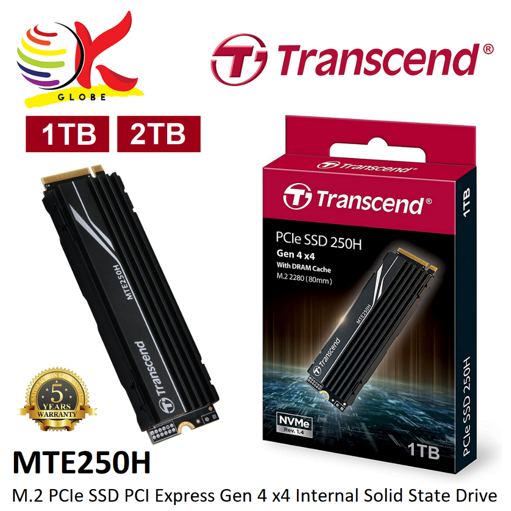 Transcend Mte H Pcie M Int Ssd Pci Express Gen X Internal Solid State Drive With D