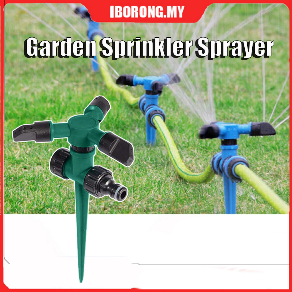 360 Rotation Automatic Garden Sprinkler Lawn Sprinkler Sprayer Water ...