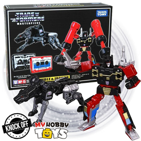KO Transformable Robot - Masterpiece MP-15 Rumble & Jaguar / Ravage ...