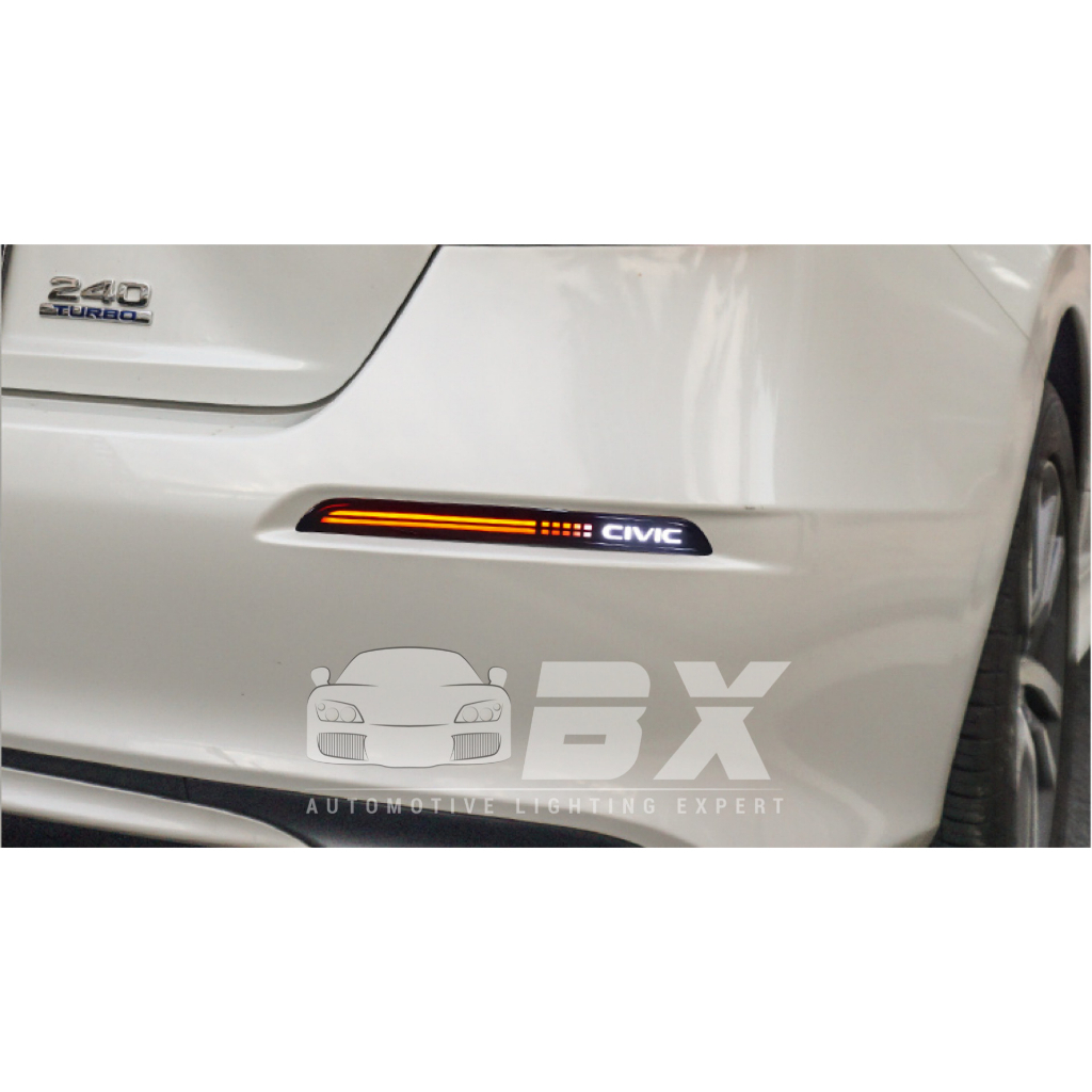 CIVIC FE REAR BUMPER REFLECTOR - LIGHT BAR-CIVIC | Shopee Malaysia