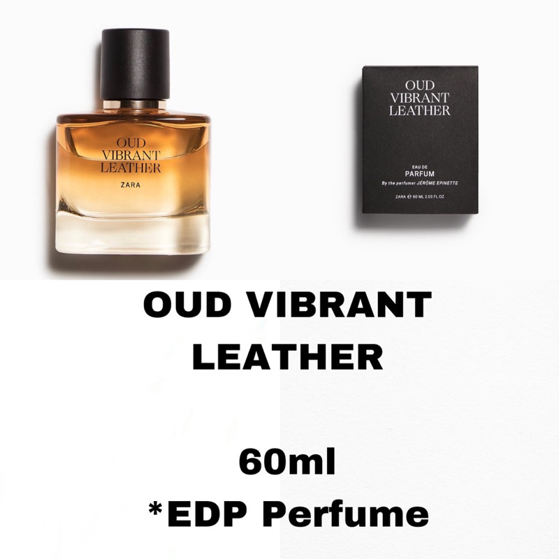 ORIGINAL] ZARA MAN PERFUME VIBRANT LEATHER OUD METAL