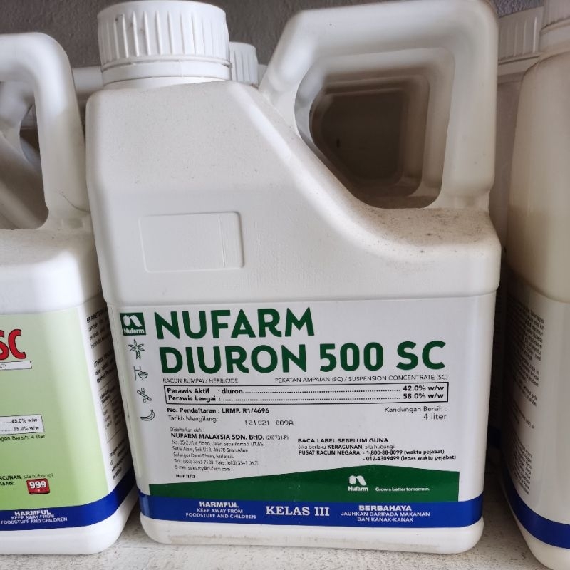 Nufarm Diuron 500sc 4 Liter Racun Rumput Sambau Degil Shopee Malaysia