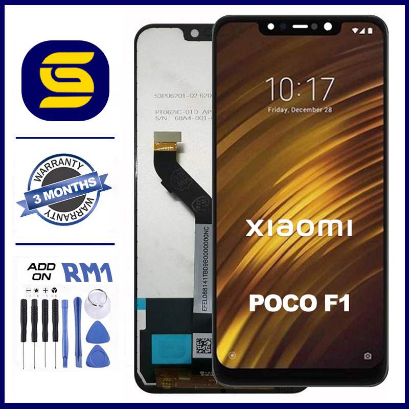 Lcd Poco F1 Xiaomi Pocophone F1 Compatible For Glass Original Touch Screen Digitizer Shopee 6652