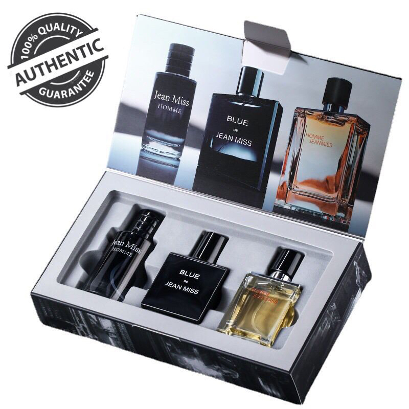 JM Blue Wild Authentic 3 IN 1 Perfume EDT Gift Set 3 X 30ml Long ...