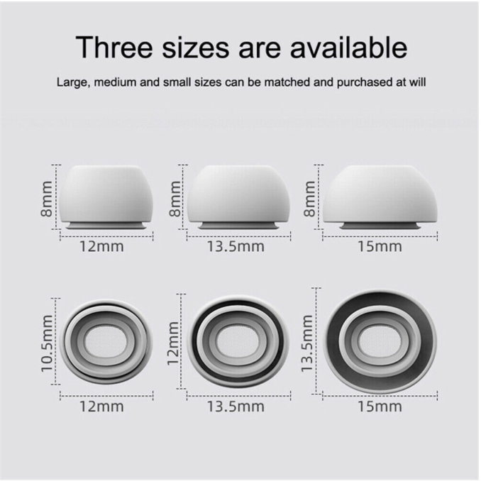 Replacement Eartips Silicone Earbuds Buds Set Earplug