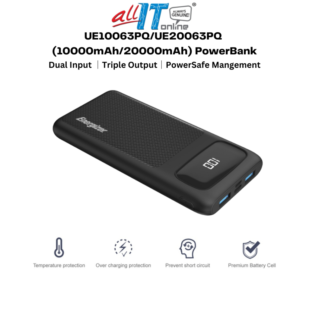 Energizer Ultimate Lithium 30,000 mAh 30W PD USB-C Universal