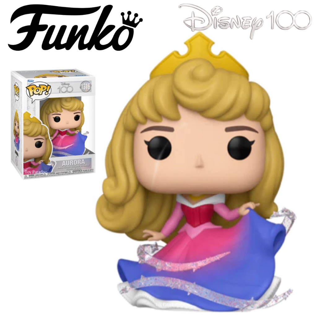 Original Funko Pop Vinyl Figure Aurora No.1316 Disney 100th Anniversary ...