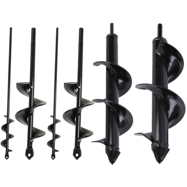 4/5/8/10cm Spiral Drill Bits Electric Cordless Garden Plant Spiral Tool