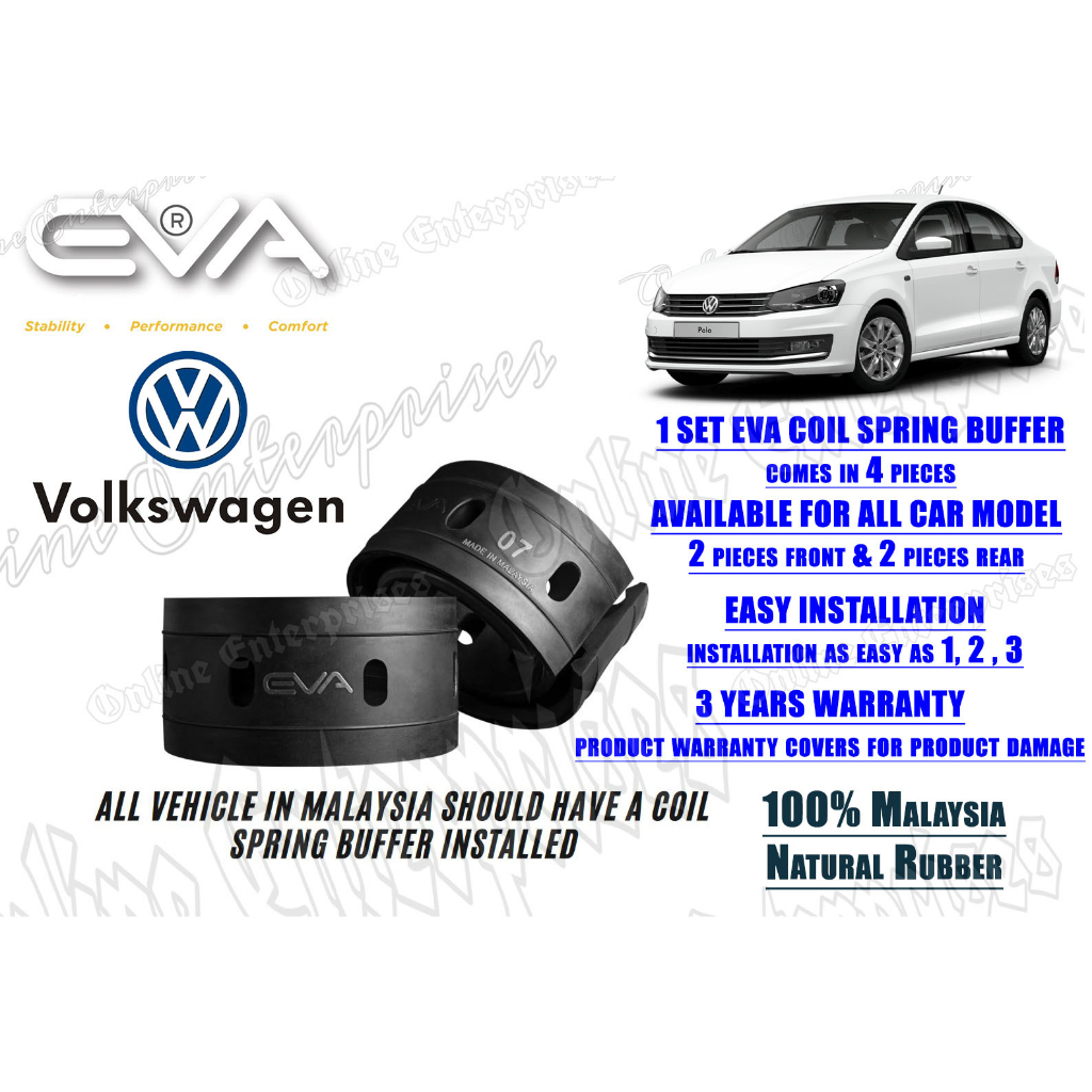 EVA Coil Spring Buffer VOLKSWAGEN POLO SEDAN Cushion Buffer Spring ...