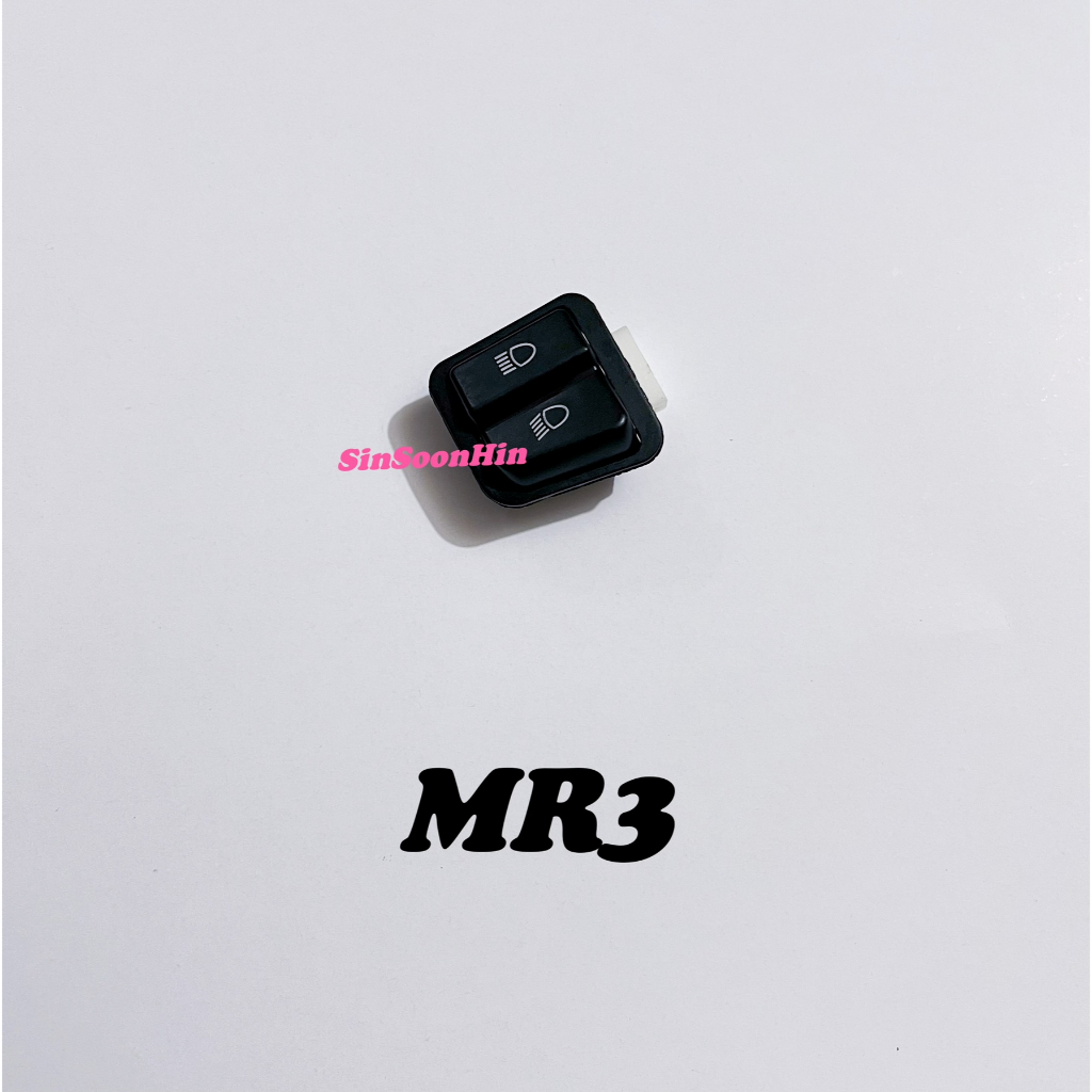 Modenas MR3 MR2 High Low Light Button #butang lampu depan euro 3 ...