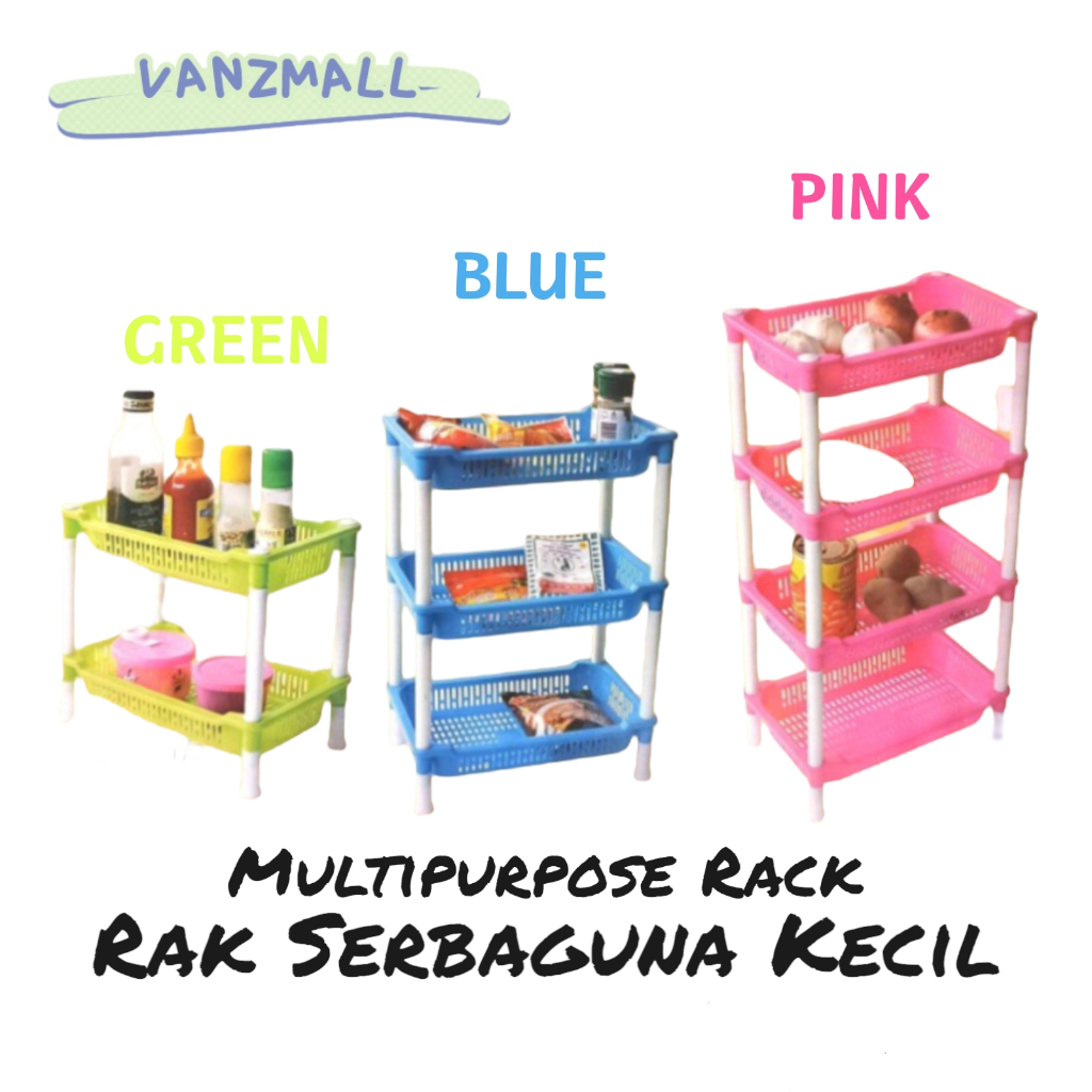 Vanz 2Tier, 3Tier, 4Tier Multipurpose Rack, Small Rack, Rak Serbaguna ...