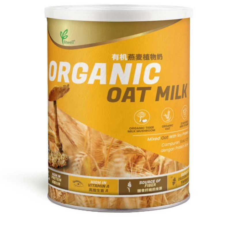 Fitwell Organic Oat Milk Oatmilk 800g Exp 11 2026 Shopee Malaysia