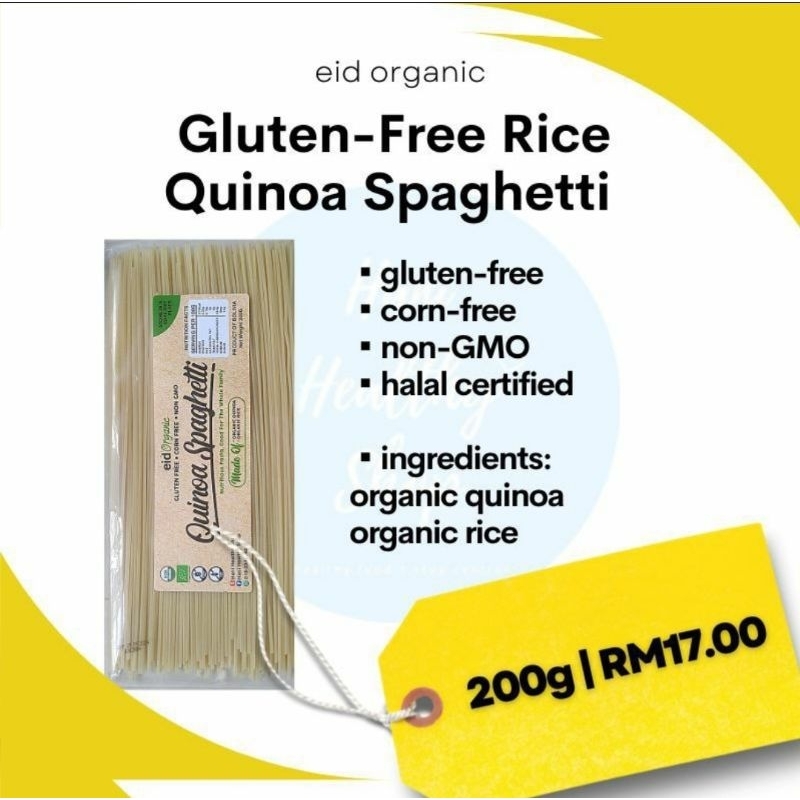 EID 200G Organic gluten free quinoa & rice spaghetti