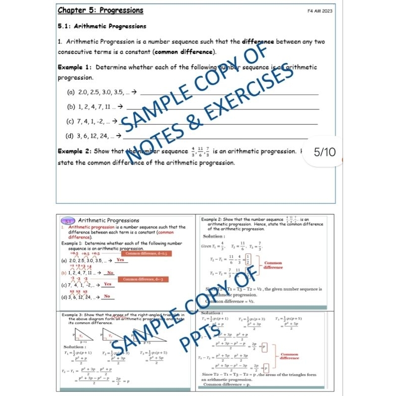 Spm add maths form 4 notes exercises ppts sell chapter by chapter