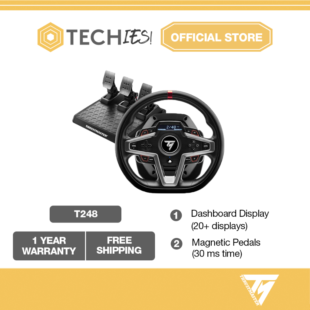 Thrustmaster T248 Racing Wheels and Pedals Next Gen Racing Simulation