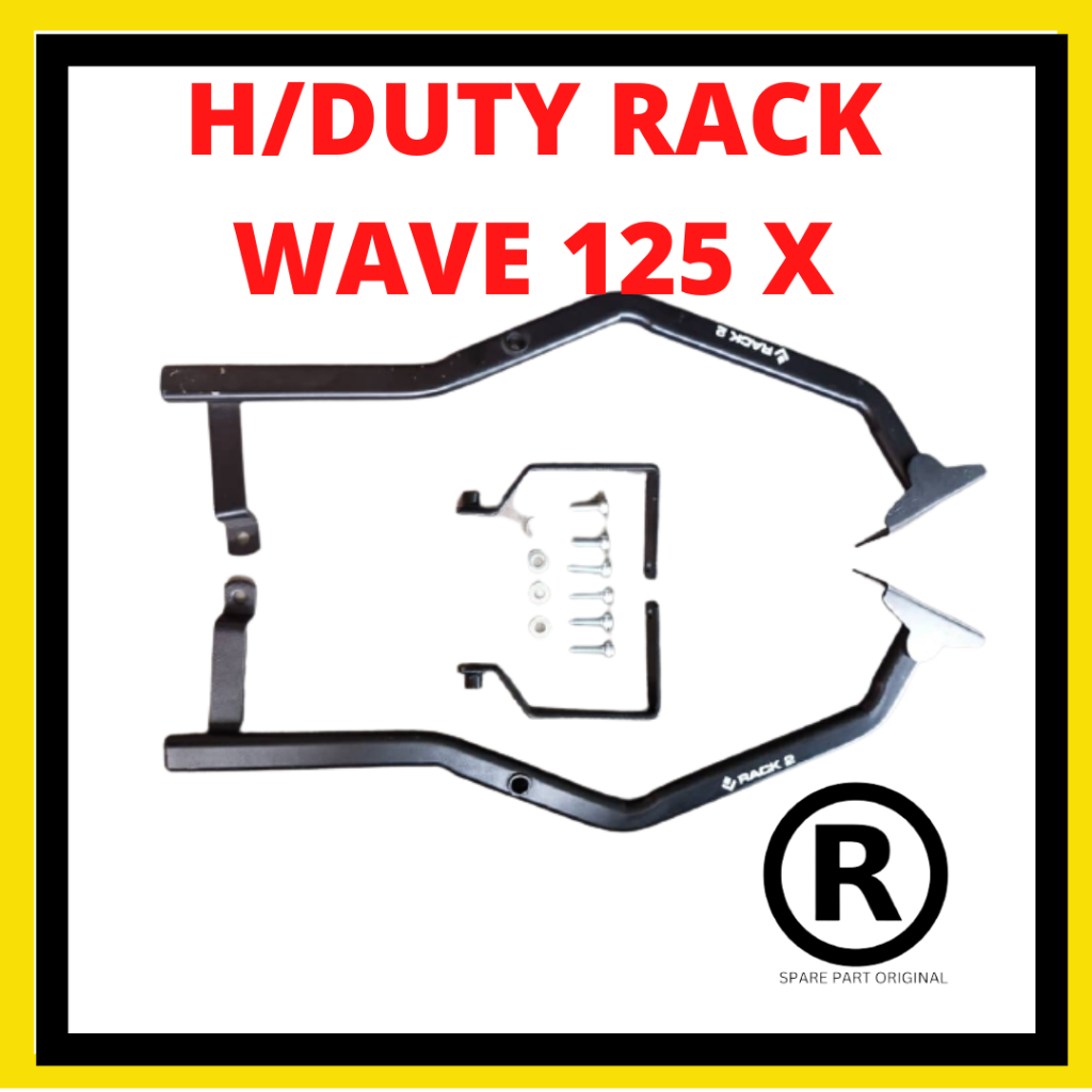 HONDA WAVE 125 X HEAVY DUTY RACK | Shopee Malaysia