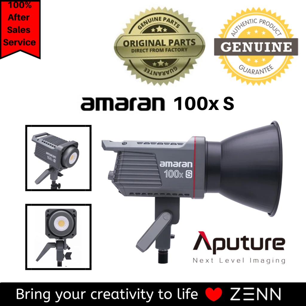 Aputure Amaran 100X S/ 100D S 100W Bi-Color Ultra-High SSI Point-Source ...