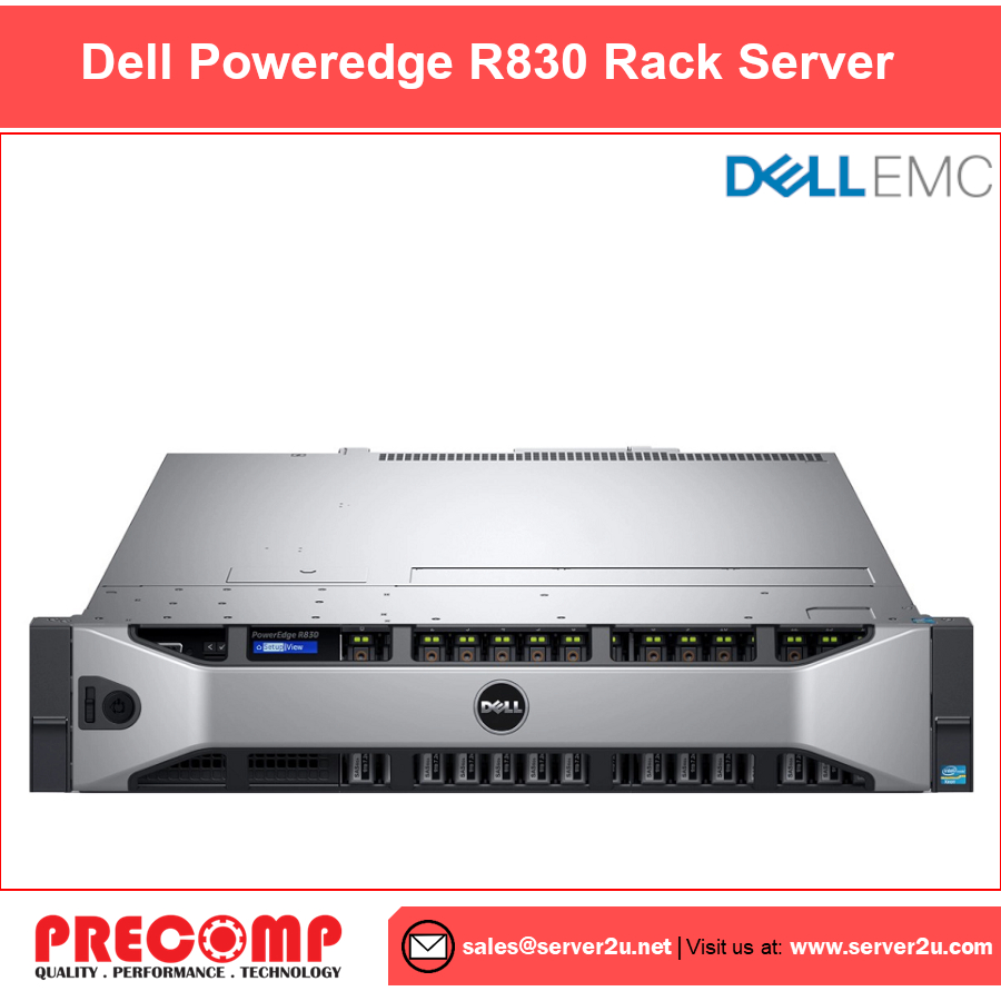 (Refurbished) Dell PowerEdge R830 Rack Server (4xE54610V4.128GB.2x480GB ...