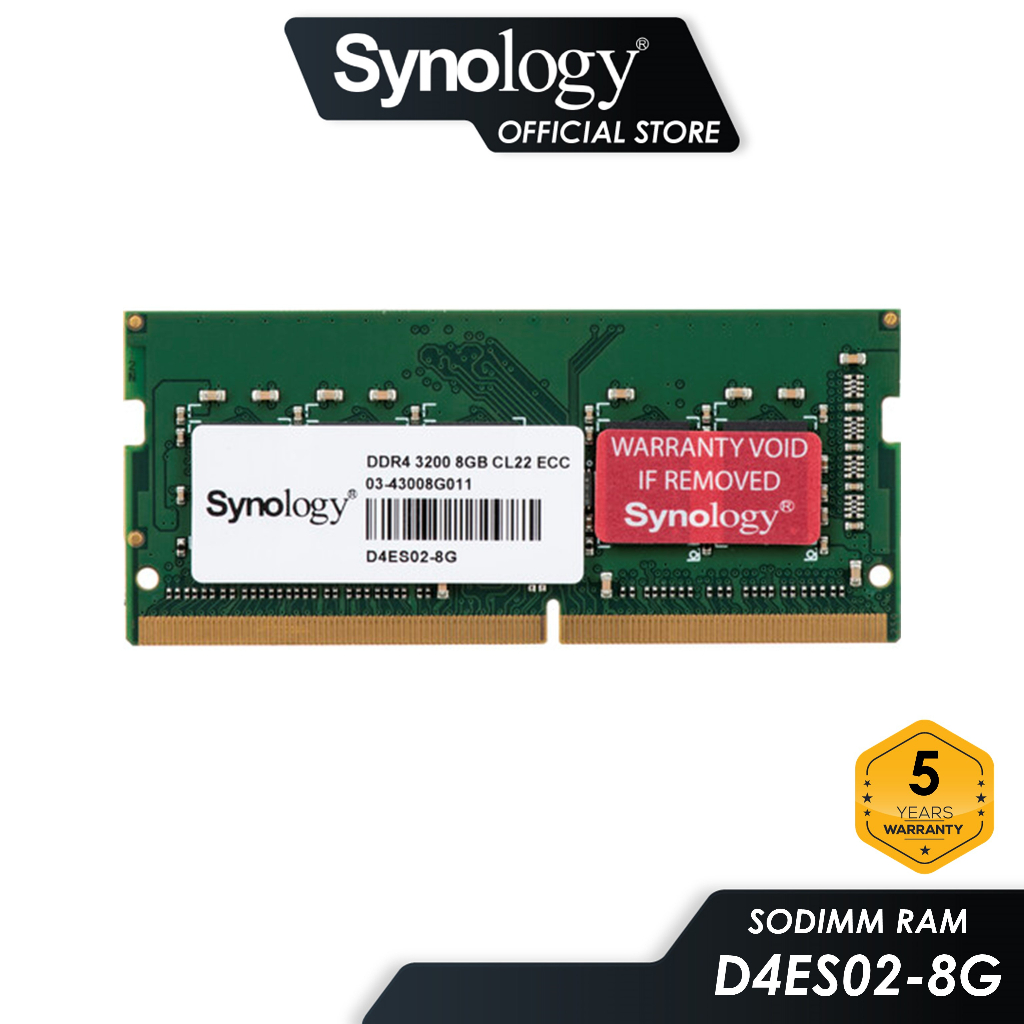 Synology D4ES01-8G / D4ES02-8G/ D4ES01-16G/ D4ES02-4G DDR4 ECC