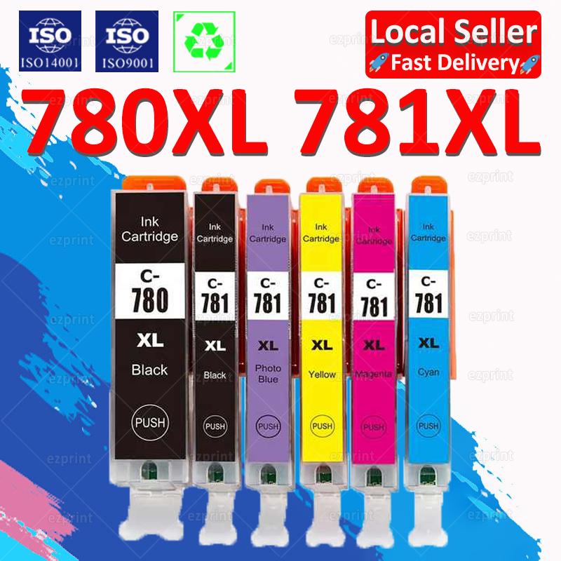 Compatible Canon PGI 780XL CLI-781XL Ink PGI-780 CLI-781 Ink Cartridge ...