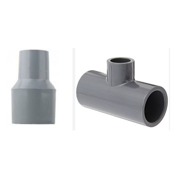PVC Fittings Reducing Socket and Tee Thick Version(4inch - 2inch ...