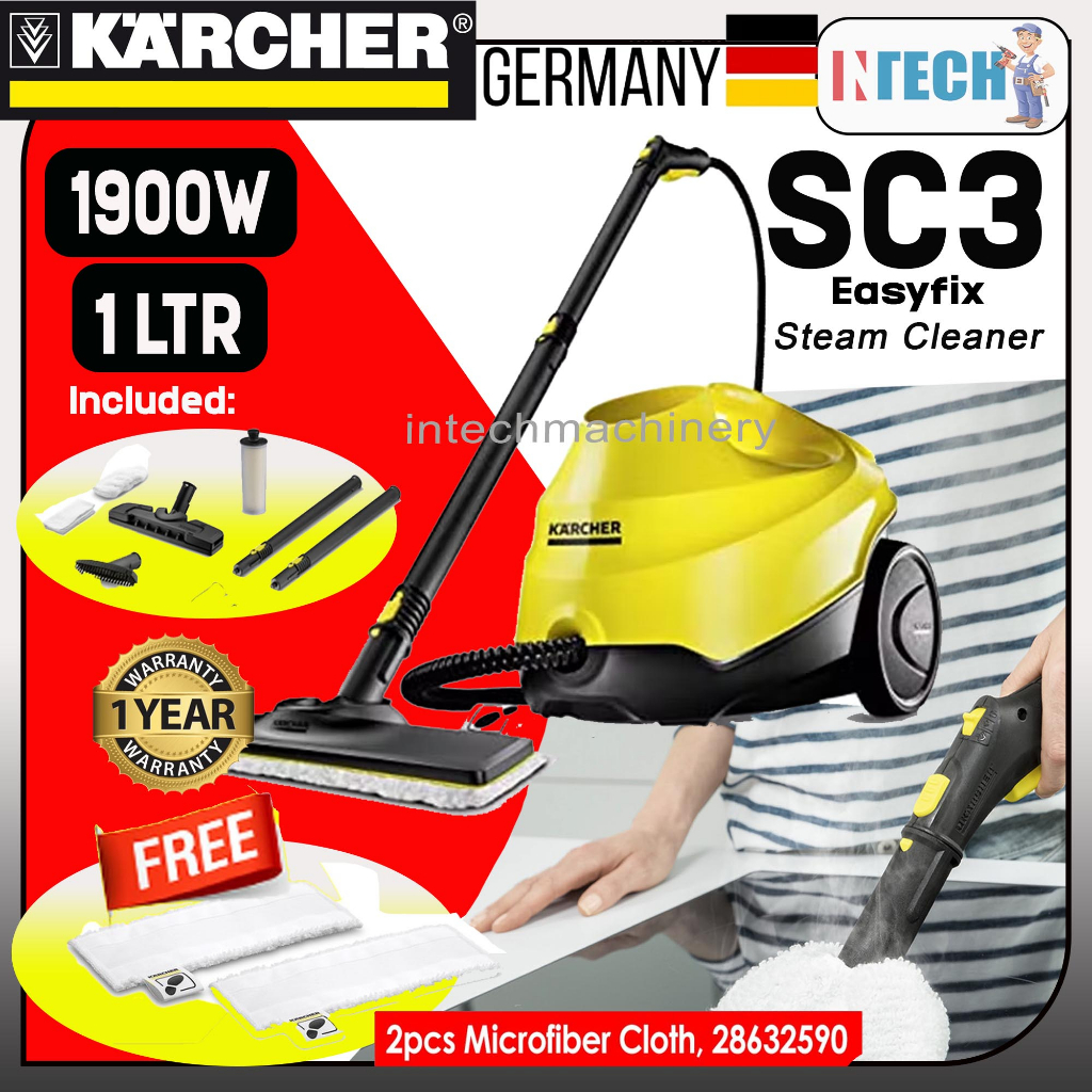 KARCHER SC3EASYFIX STEAM CLEANER (SC3 EASYFIX) F.O.C MICROFIBER CLOTH
