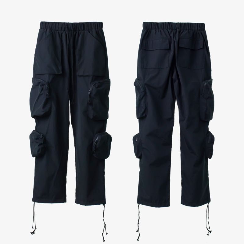 RYW. Utility Nylon 3D Pocket Cargo Pants | Shopee Malaysia