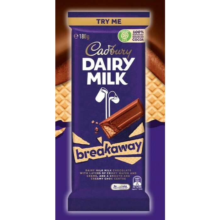Cadbury dairy milk breakaway original 180g Shopee Malaysia