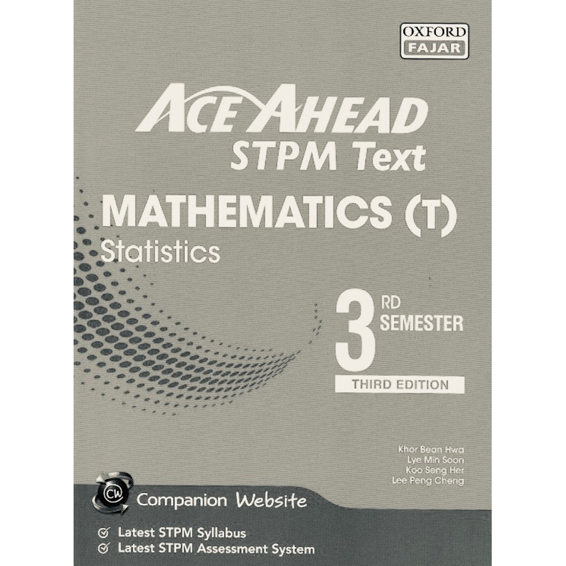 OXFORD FAJAR ACE AHEAD STPM TEXT MATHEMATICS 3RD SEMESTER | Shopee Malaysia