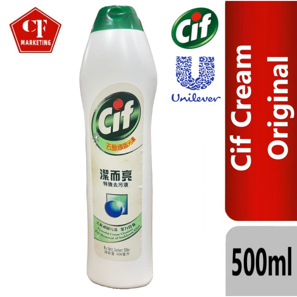 Cif Cream Multi Surface Cleaner Original 500ml Shopee Malaysia