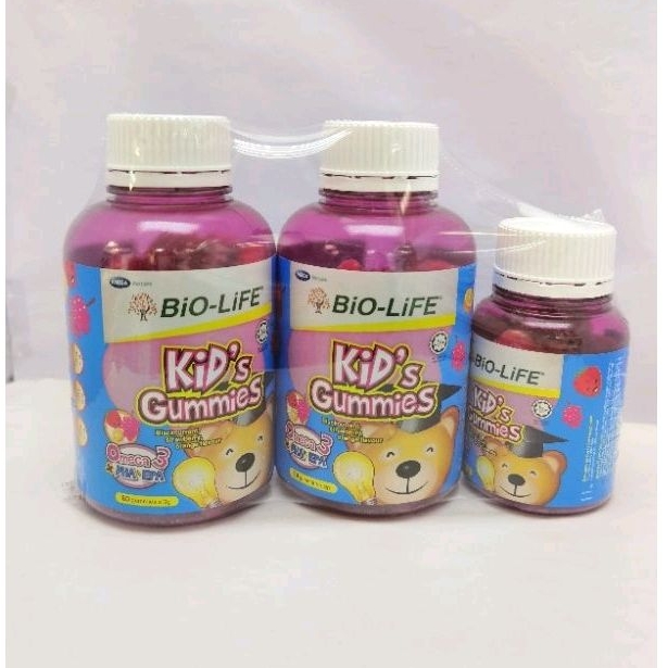 Bio-Life Kid's Gummies Omega 3 DHA EPA 60+60+30 | Shopee Malaysia