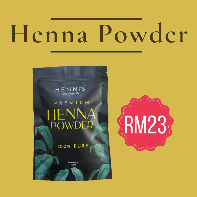 INAI RAMBUT | INAI SERBUK | PREMIUM HENNA POWDER | INAI ASLI 100% ...