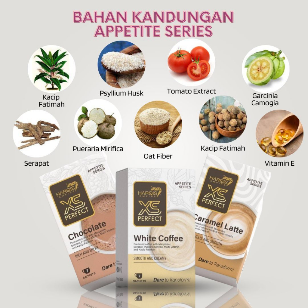 🌸XS Perfect Caramel Latte 7sachet x 20g 🌸 XS Perfect White Coffee